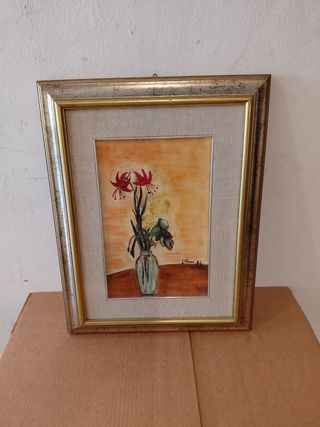 Quadro fiori - Dipinto acrilico