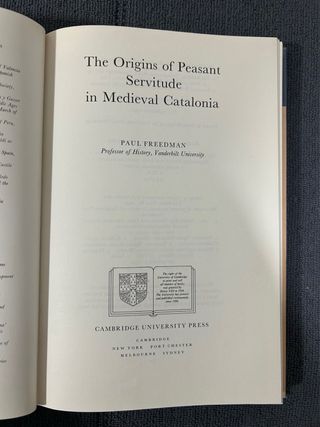 The Origins of Peasant Servitude in Medieval Ca...