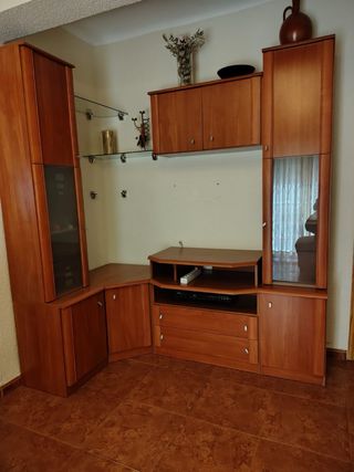 Mueble salón madera - marrón