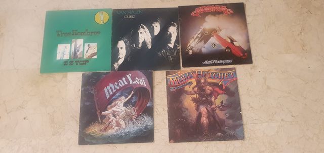 5 LPs Vinilos Rock