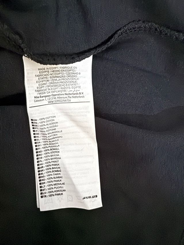 Camiseta Nike negra - Talla M