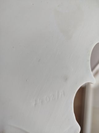Colección.Jarrones pared porcelana con querubines