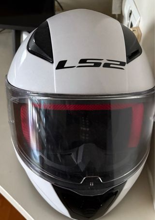 Casco LS2 blanco - Moto