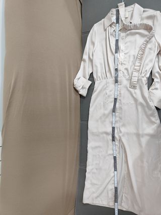 Abito beige lungo taglia M You Decide 