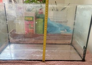 Acuario de cristal 40 litros
