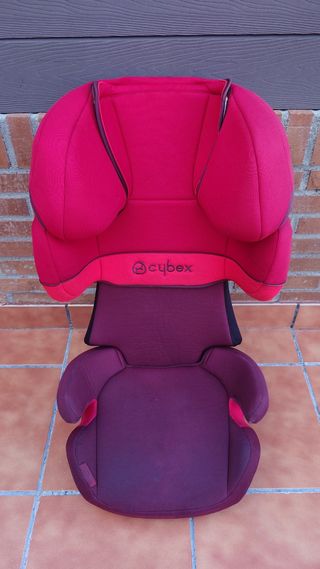 Cybex Solution X-Fix Silla coche grupo 2/3 Roja