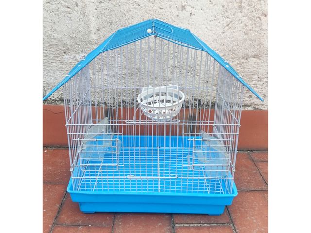 Jaula pajaros azul - Jaula pájaros
