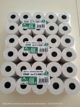 Rotoli termici POS 57x40mm - 30pz