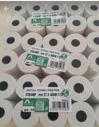 Rotoli termici POS 57x40mm - 30pz
