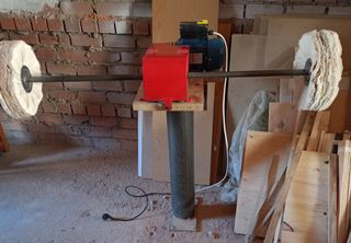 Pulidora de banco  guitarras - luthier