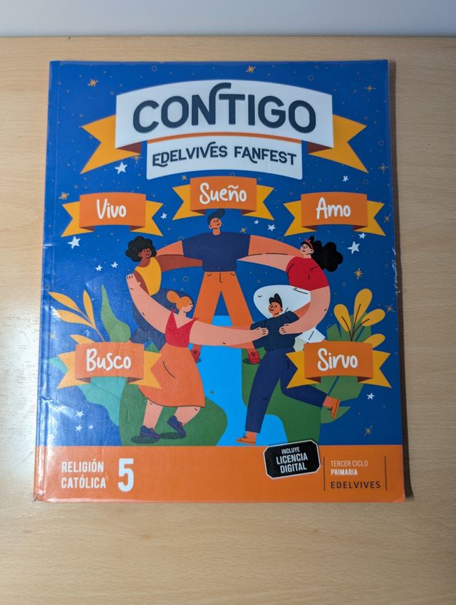 Libro de Religión 5 Edelvivies Como Nuevo