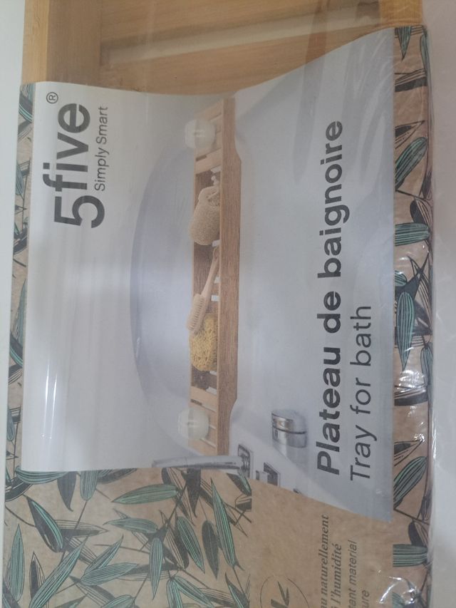 Bandeja baño bambú sin estrenar