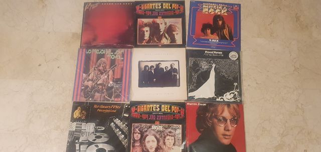 9 LPs Vinilos Rock & Pop