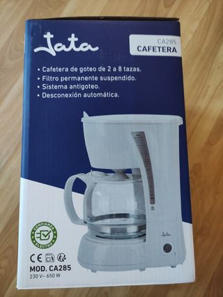 Cafetera Nueva Jata 2-8 tazas. Sin estrenar.