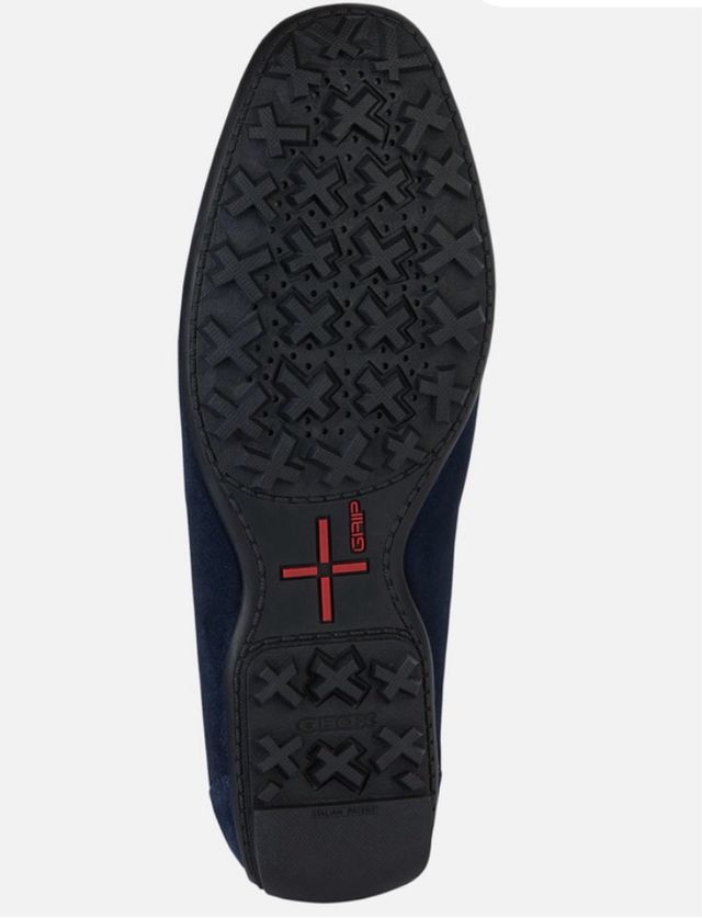 GEOX Mocasines ante azul - Talla 43
