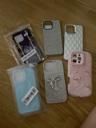 Fundas iPhone 16 Pro Max - 6 unidades