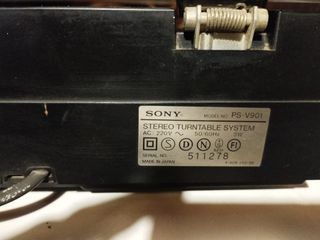 Tocadiscos Sony PS-V901