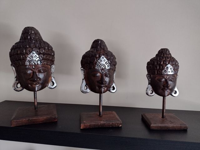 Maschere etniche in legno