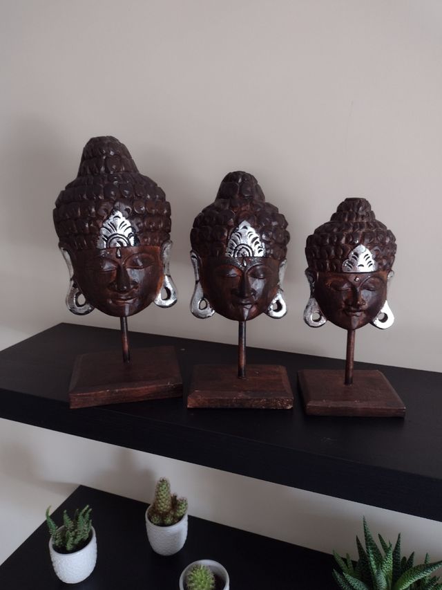 Maschere etniche in legno