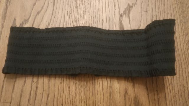 Cintura elastica nera vintage