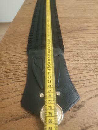 Cintura elastica nera vintage