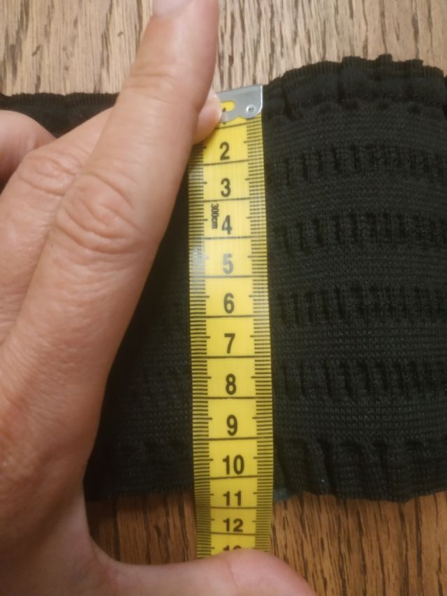 Cintura elastica nera vintage