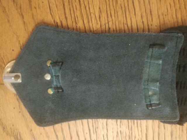 Cintura elastica nera vintage