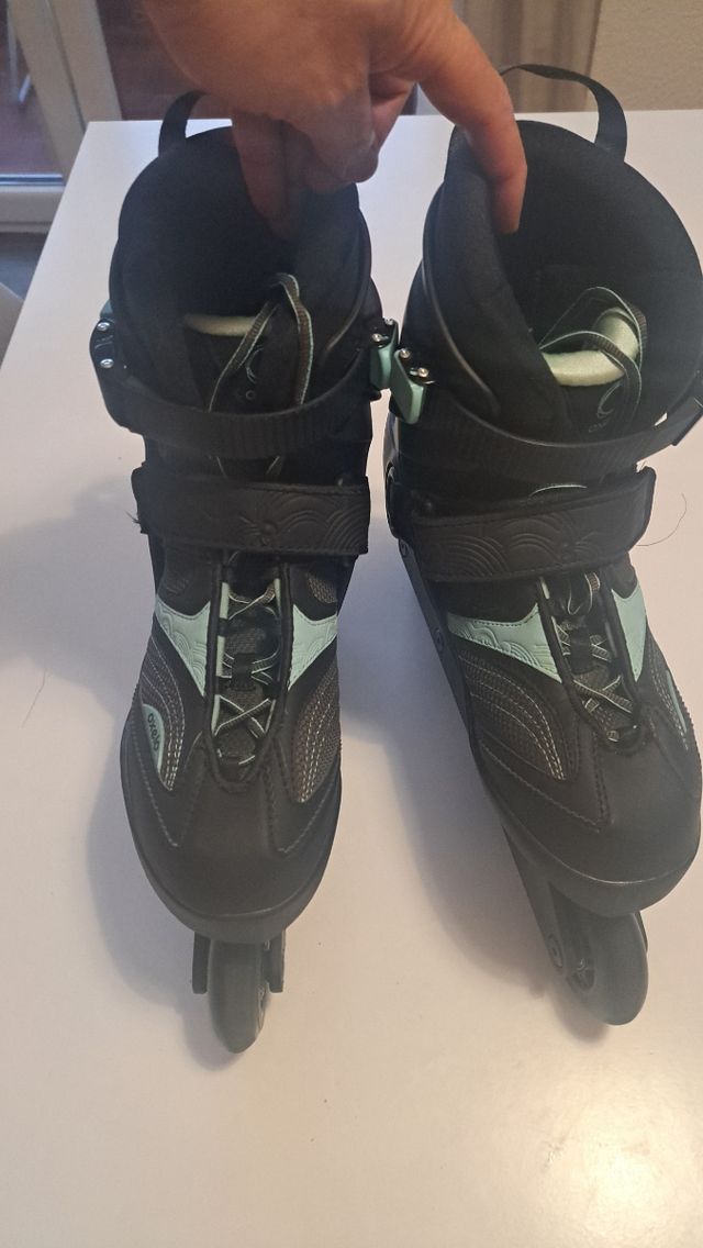 Patines (Talla  41) + Protecciones + Bolsa Oxelo