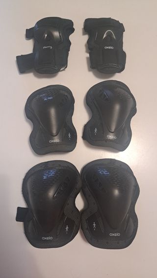 Patines + Protecciones + Bolsa
Oxelo