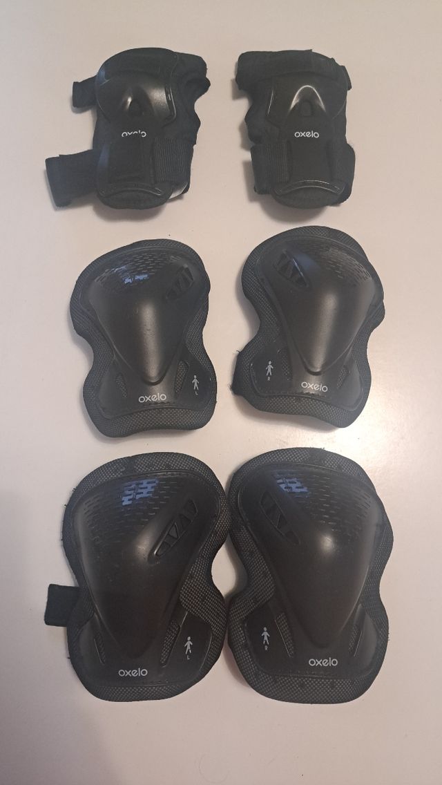 Patines (Talla  41) + Protecciones + Bolsa Oxelo