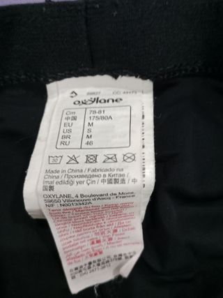 Culotte ciclismo Btwin negro-turquesa