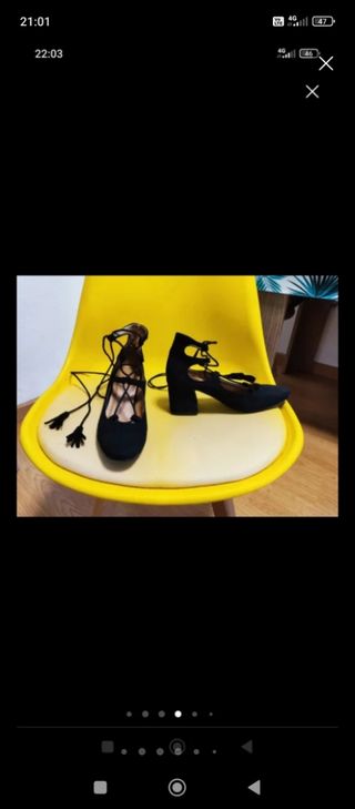 Zapatos salón talla 37.
