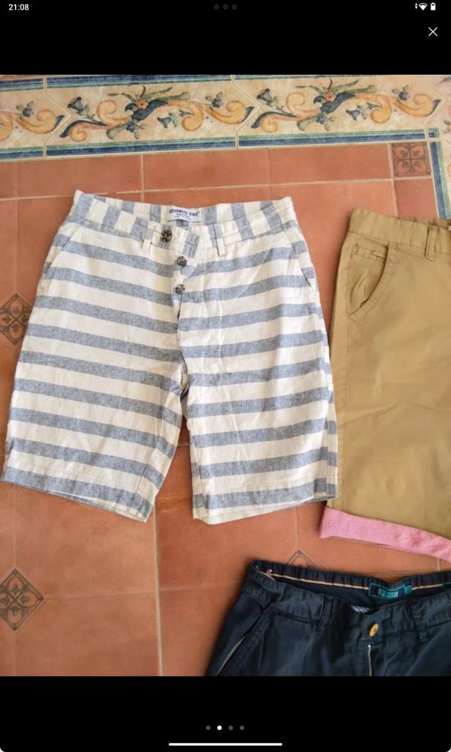 Shorts hombre - 3 uds. -talla 36/38