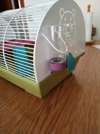 Jaula roedores - Verde y Blanca