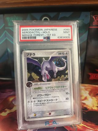 Aerodactyl Holo 2005 - PSA 9