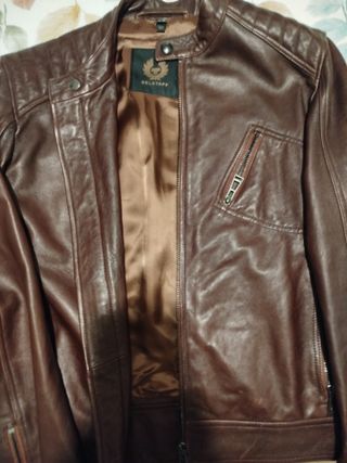 Cazadora Belstaff Racer marrón