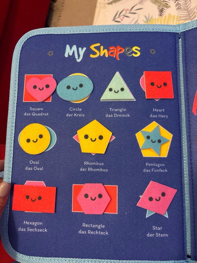 libro/juguete aprendizaje adhesivo Montesorri