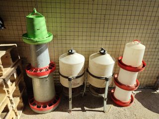LOTE DE Comederos y bebederos gallinas