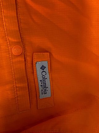 Camisa Columbia PFG naranja XXL