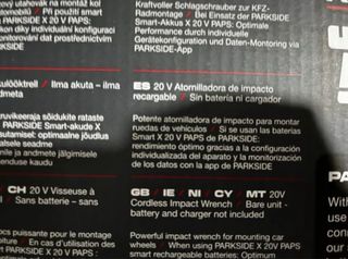 Lote 2 pistolas de impacto parkside performance 