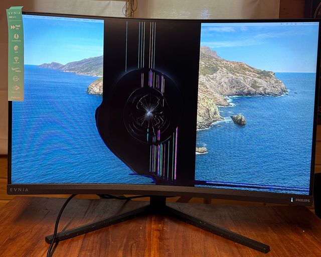 Monitor Philips 32" Curvo 2K - Reparar