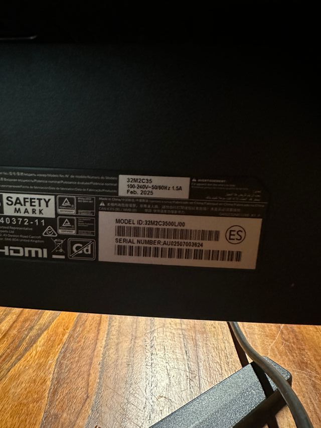 Monitor Philips 32" Curvo 2K - Reparar