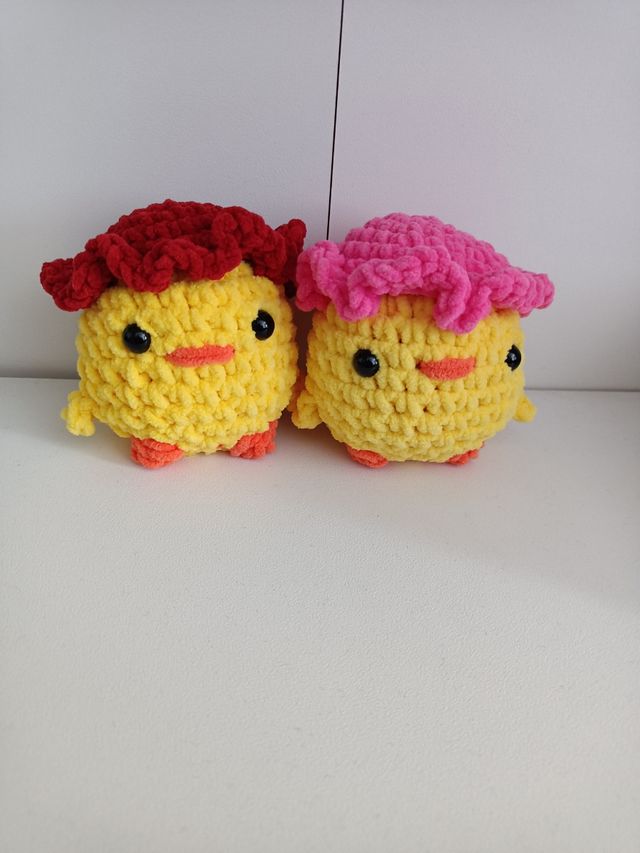 Pollitos amigurumi crochet