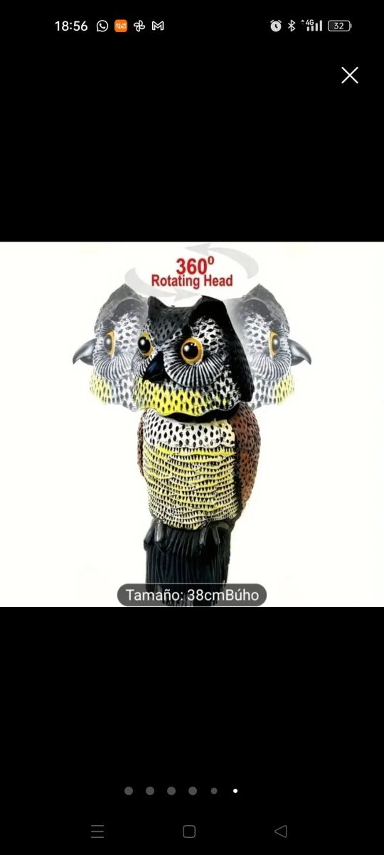 Espantapájaros búho - Anti plagas