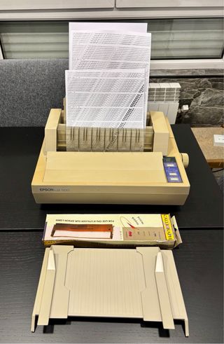 Impresora matricial Epson LQ-500 (funciona+extras)