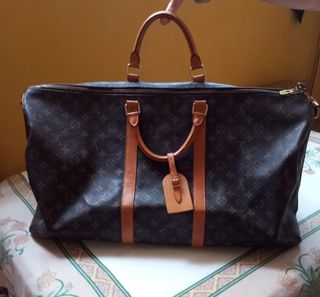 Louis Vuitton Keepall: Bolso Marrón