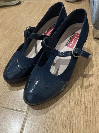 Tacones Tamaris azul marino