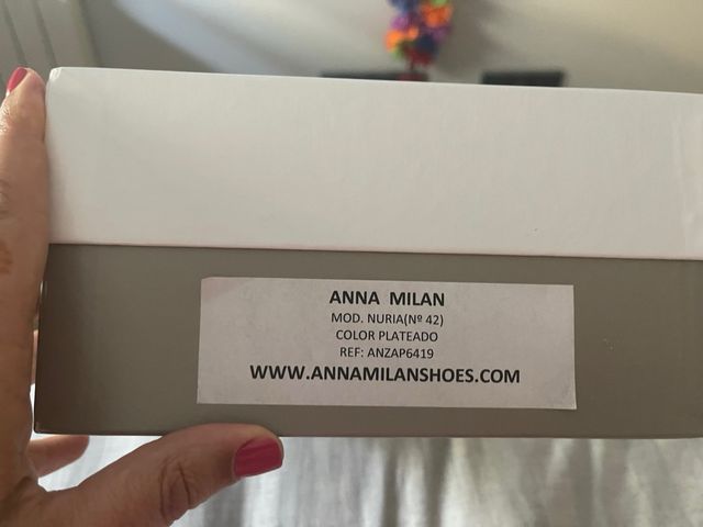 Sandalias Ana Millán - Plata - Talla 42 nuevas
