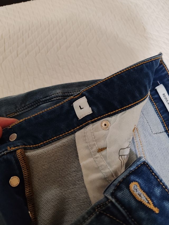 Shorts Jack&Jones rotos azul marino