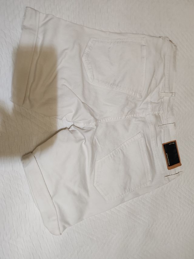Shorts Jack&Jones blancos rotos